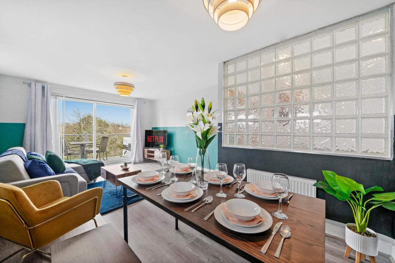 The Stylish Warwick Abode - Balcony - Garden Villa Leek Wootton Exteriör bild